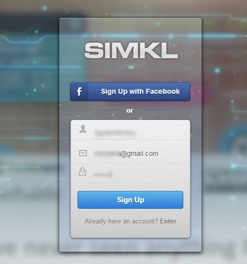simkl-register