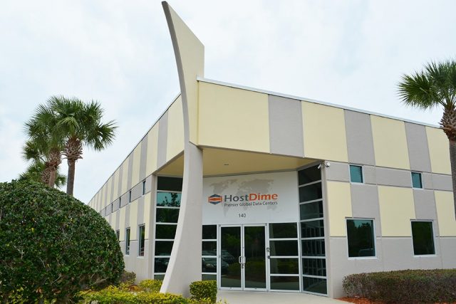 Data center HostDime. Orlando, Florida