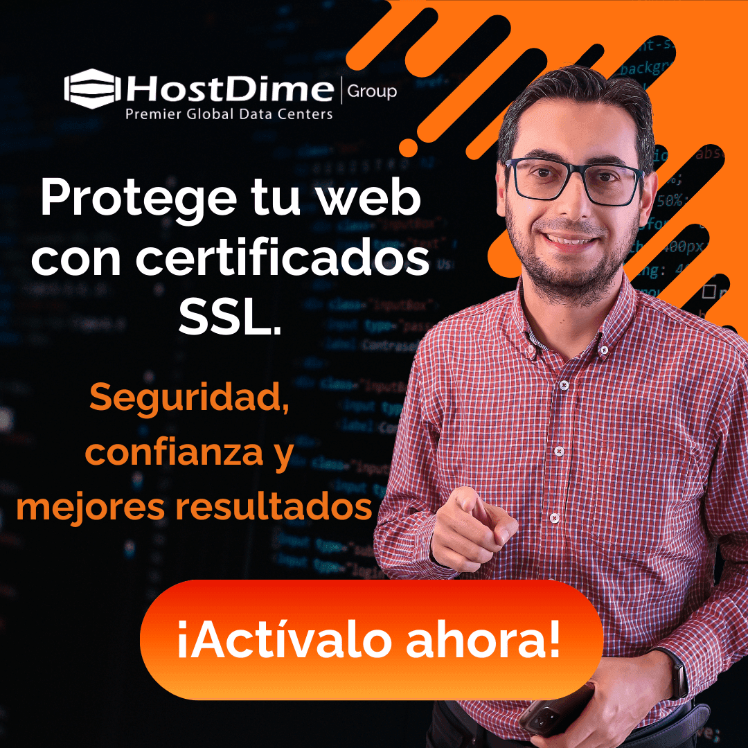 Modal certificado ssl HostDime