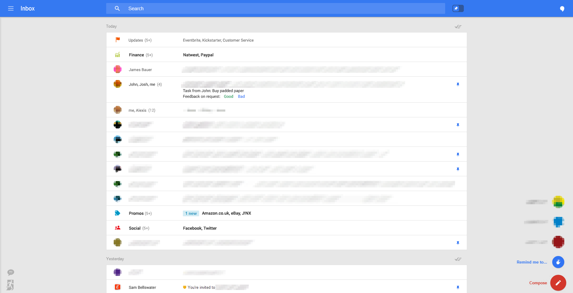 nuevo diseño intefaz gmail
