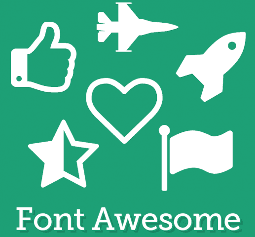 usar iconos font awesome